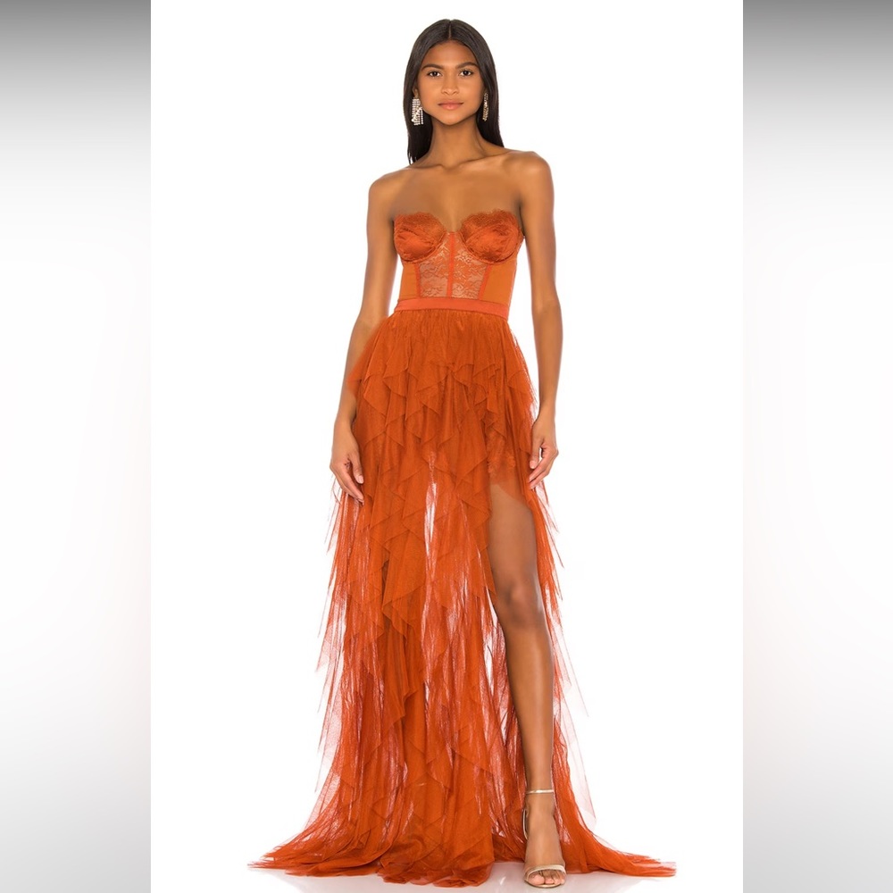 Revolve Bustier Gown